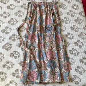 70s Wrap Skirt Quilt Print